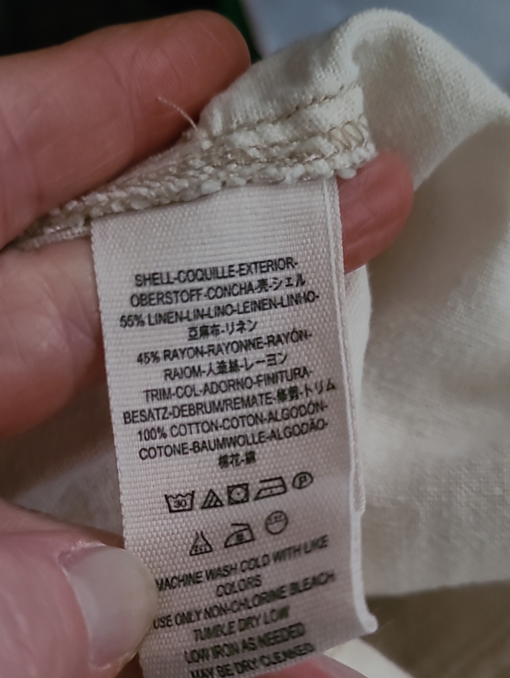Free People Linen Blend Palmer Pants Size XS - Picture 7 of 7